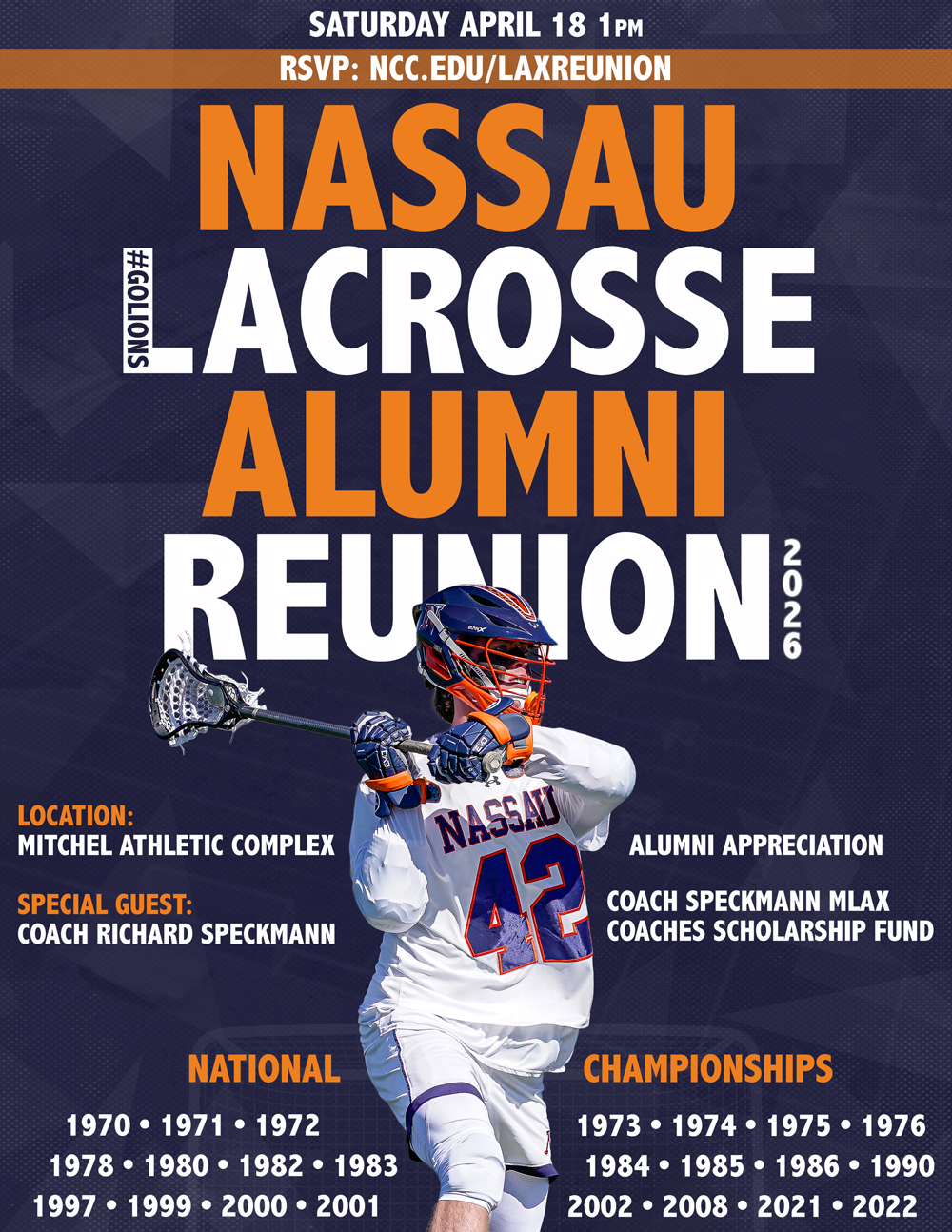 Nassau Lacrosse Alumni Reunion 2026