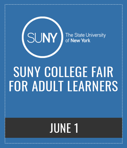 SUNY College Fair for Adult Learners June 1