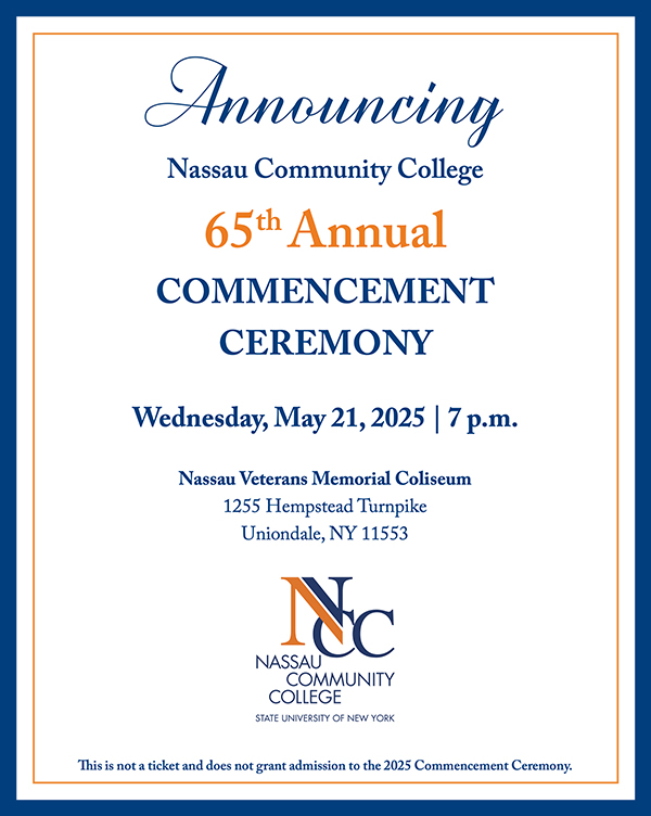 2025 Commencement Announcement Cover 